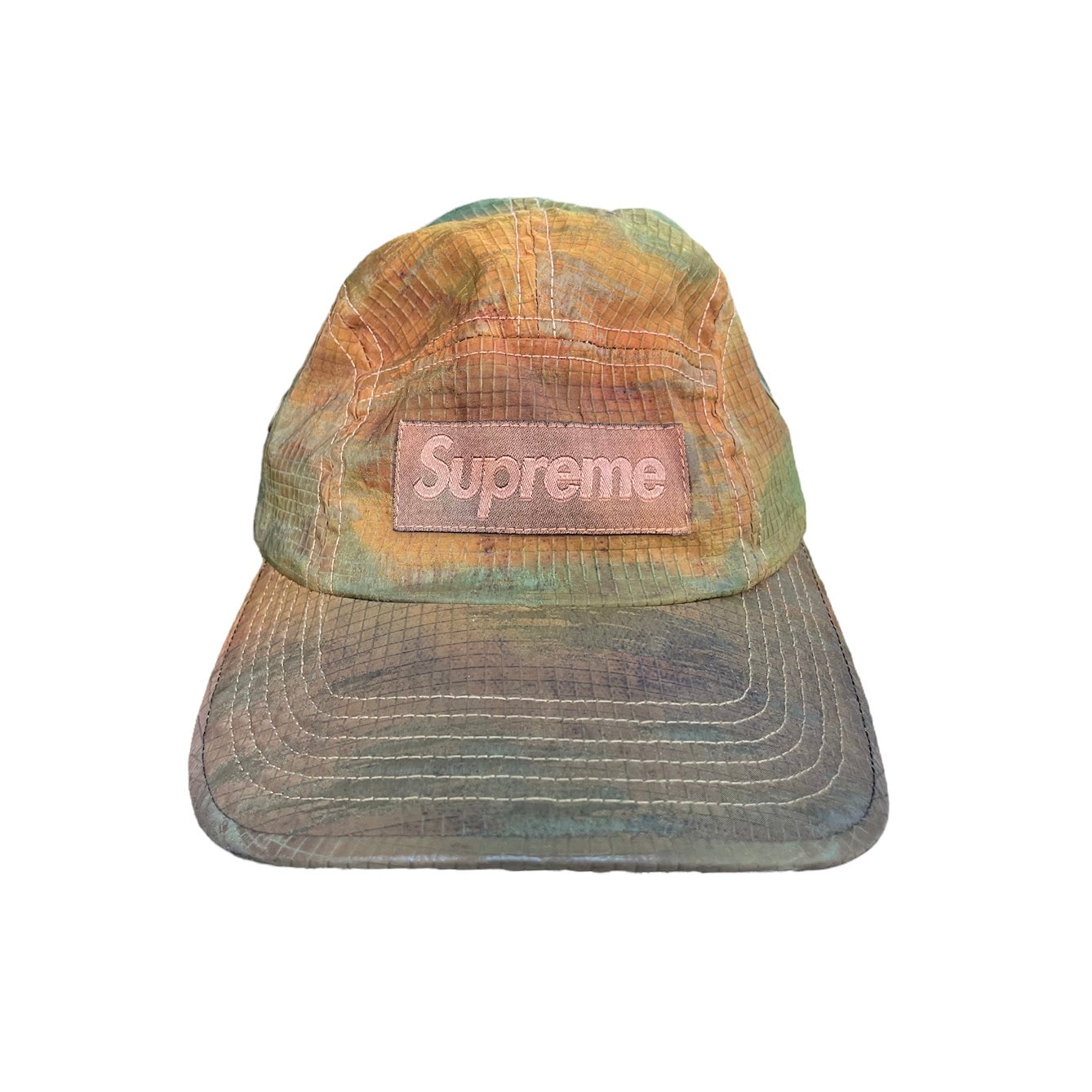 overdyed supreme broken camo cap